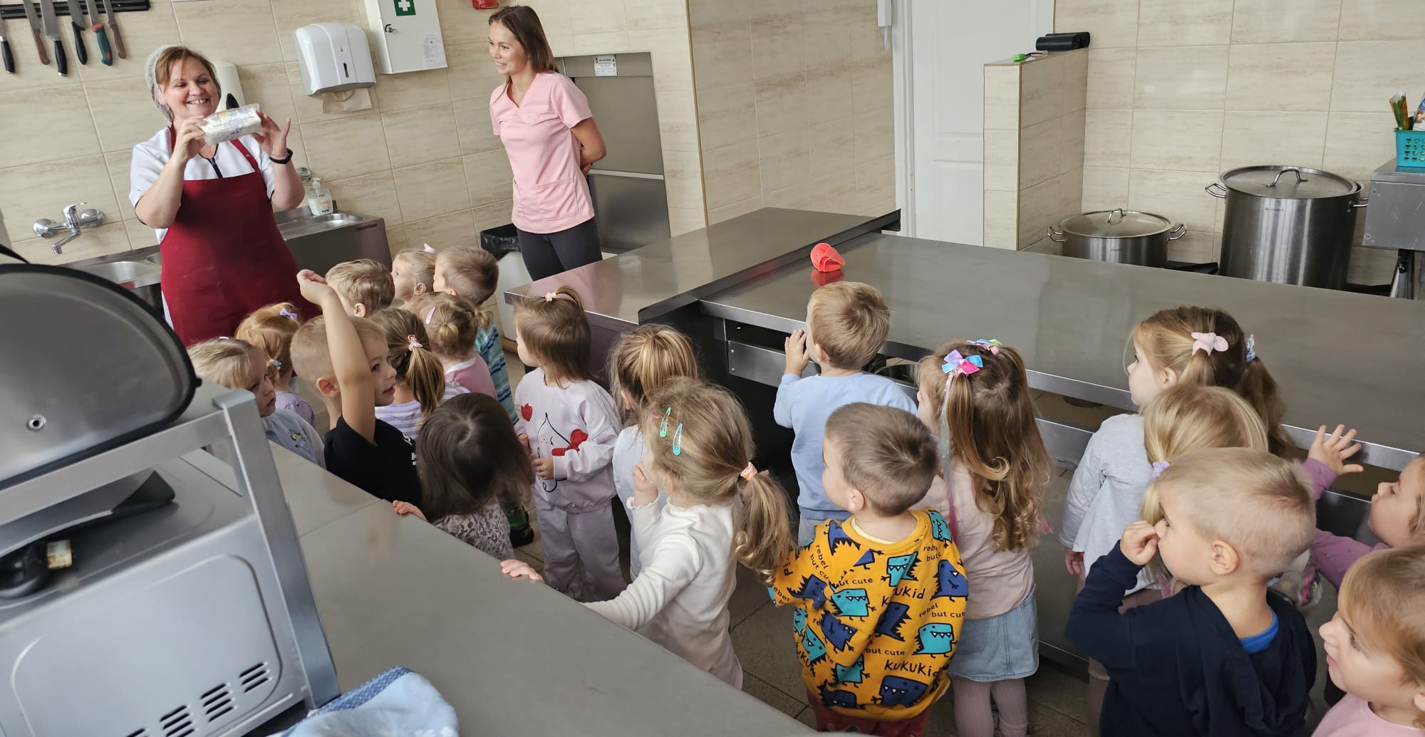 W przedszkolnej kuchni