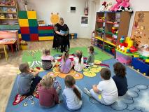 Czytanie w ramach akcji "Cała Polska czyta dzieciom"