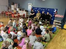 strażakom z  Komenda Powiatowa Państwowej Straży Pożarnej w Polkowicach