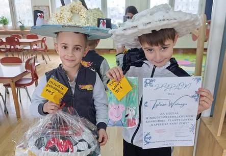 Laureaci konkursu międzyprzedszkolnego